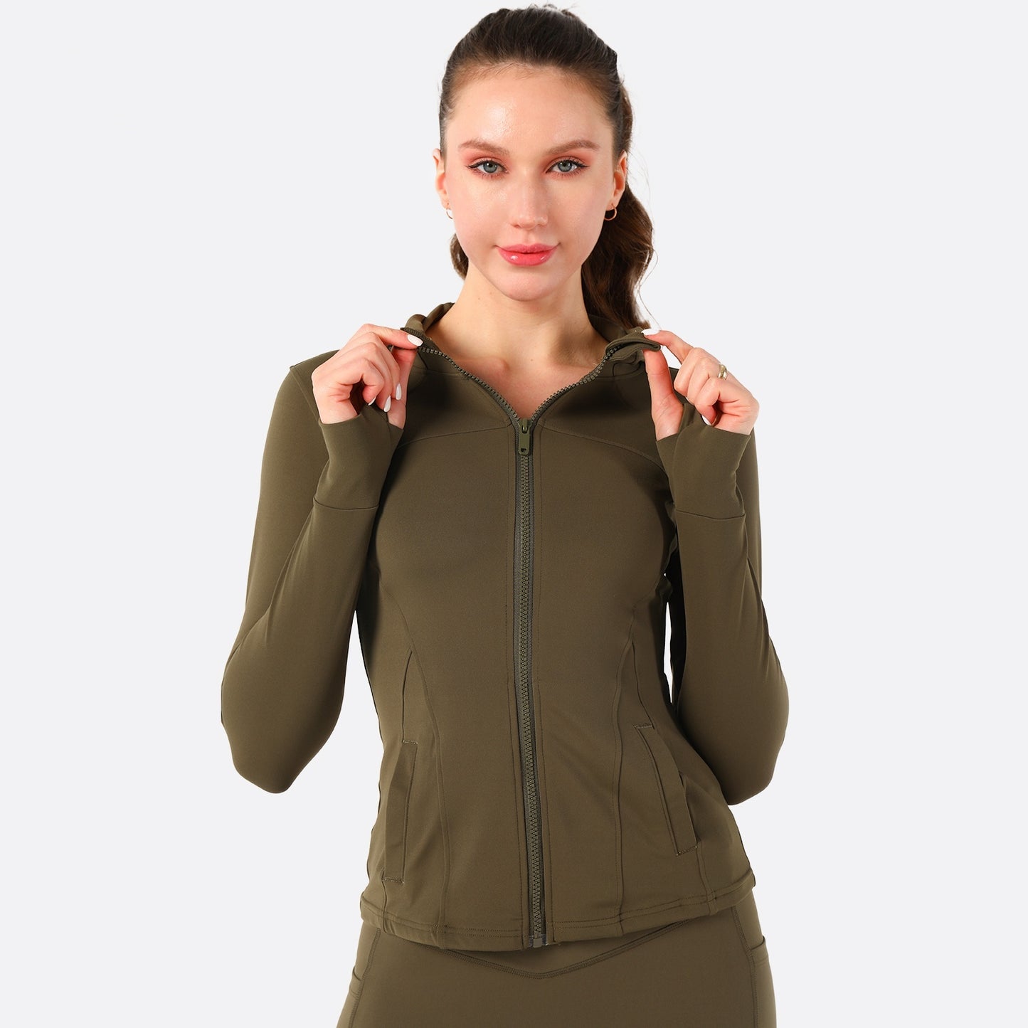Hooded Jacket Yoga Clothes