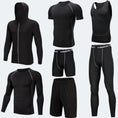 Load image into Gallery viewer, Running Workout Clothes Men 7pcs / sets Compression Running Basketball Games Jogging Tights set of underwear Gym Fitness sports sets
